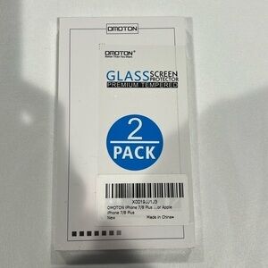 Glass screen protector. 2 pack. iPhone 7/8. NWT.
